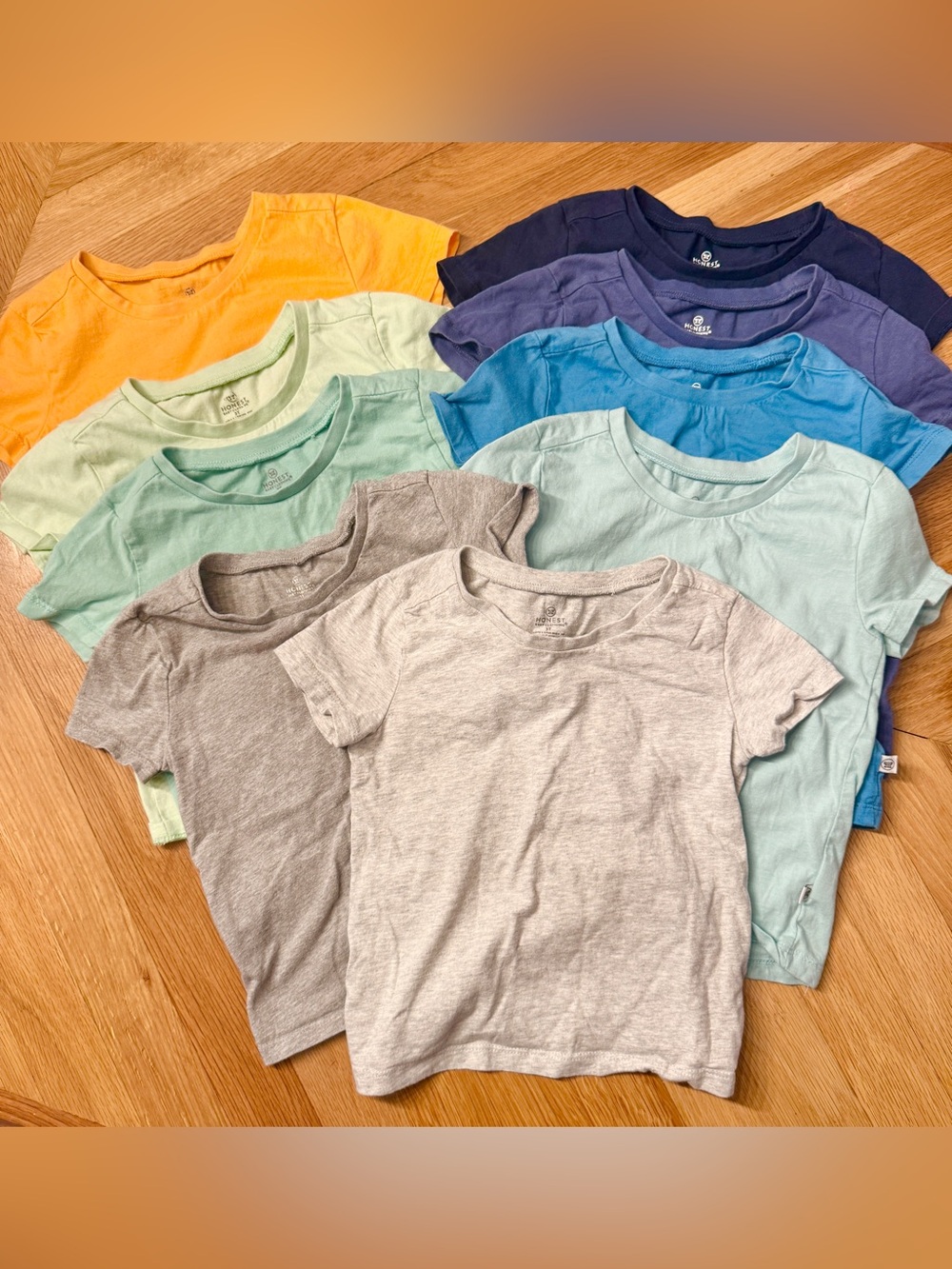 Honest Baby 3T Badic Short Sleeve Tee Pack - Mixed Colors